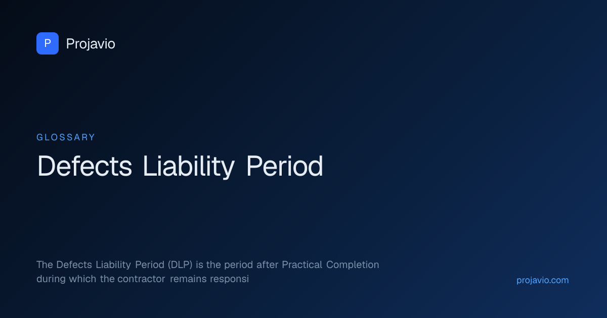 What is the Defects Liability Period in UK Construction? | Projavio